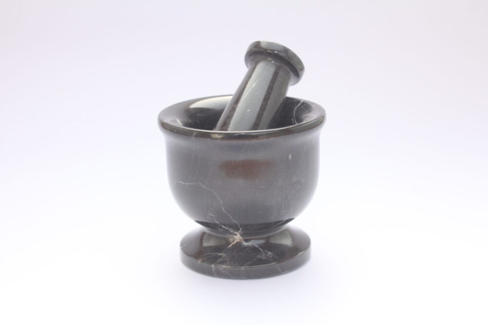 Black Mortar and Pestle