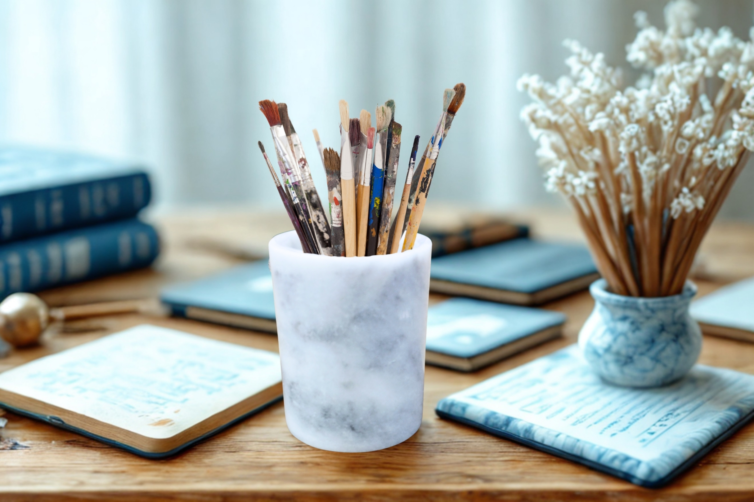 office desk pen holder